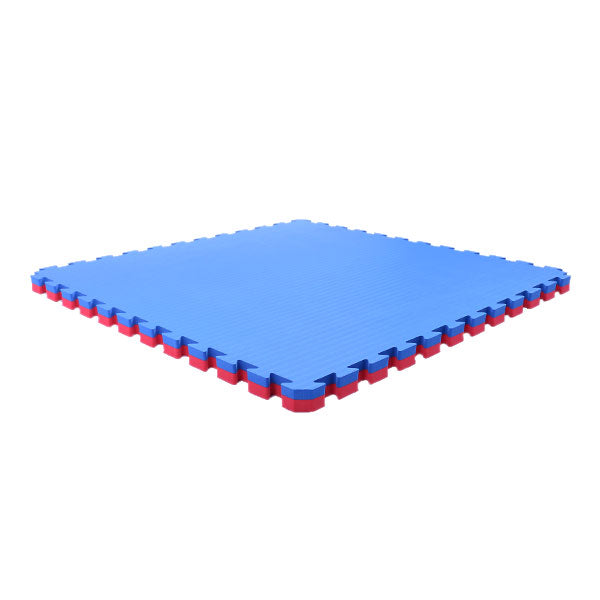 Puzzle Tatami Mat gym floor - Nippon Sport - '4cm' - Blue-Red