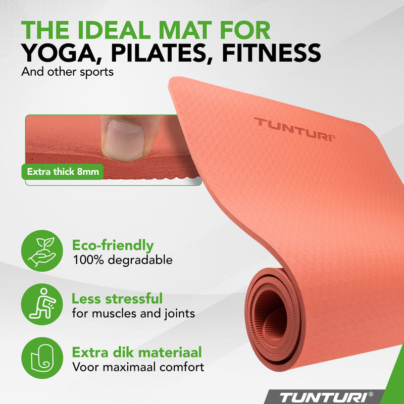 Yogamat - Tunturi - '8MM' - Rose Gold