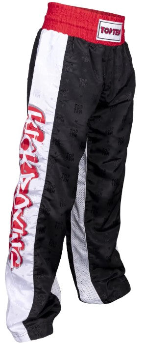 Kickboxing Pants - TOP TEN - 'Graffiti' - Black