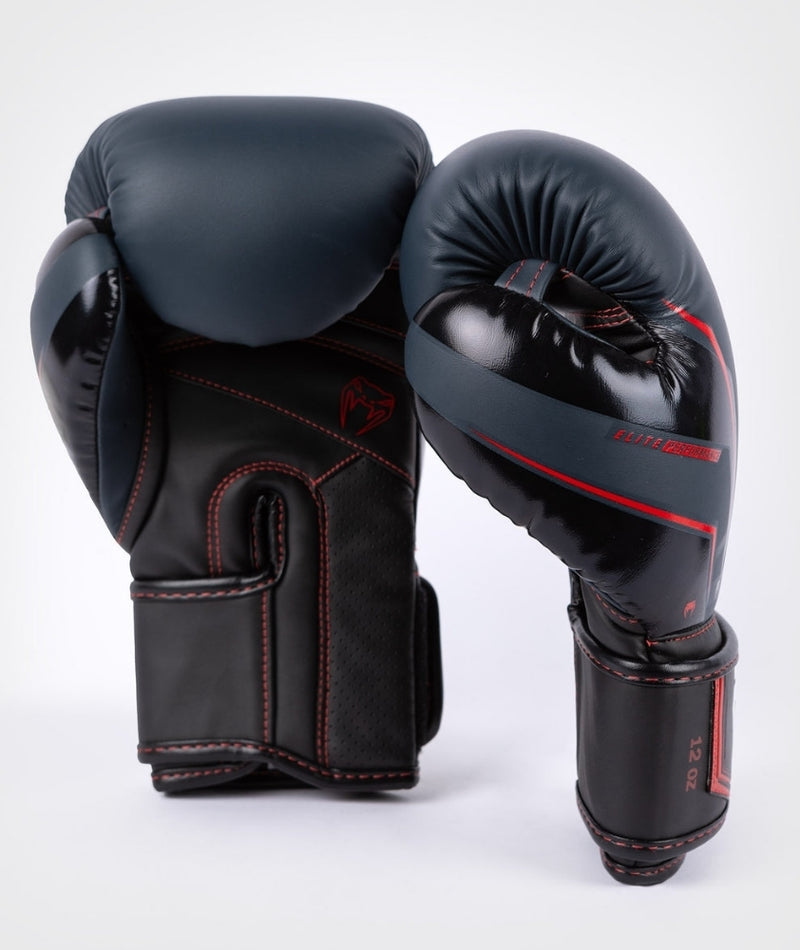 Boxing Gloves - Venum - 'Elite Evo' - Navy/Black/Red