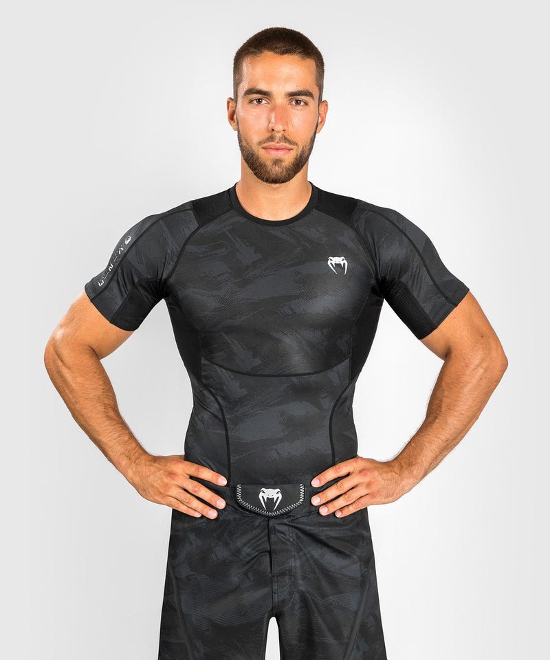 Rashguard - Venum - Electron 3.0 - Short Sleeve - Black