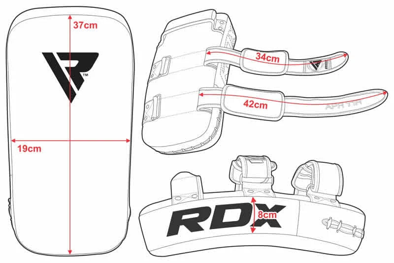 Thaipads - RDX - 'T1' - Curve - Black