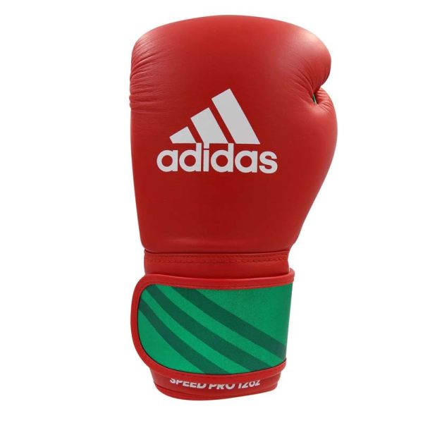 Boxing Gloves - Adidas - 'Speed Pro' - Red/Green/White