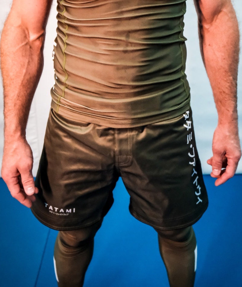 Shorts - Tatami Fightwear - Katakana Grappling Shorts - Khaki