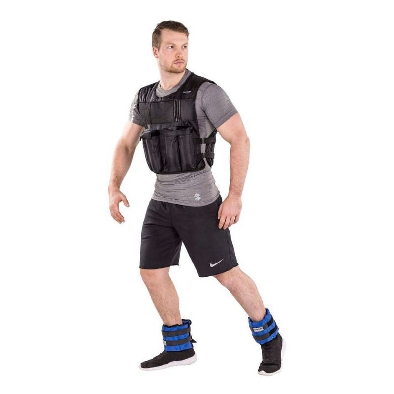 Weight vest - Tunturi - Adjustable - 15 KG - Black
