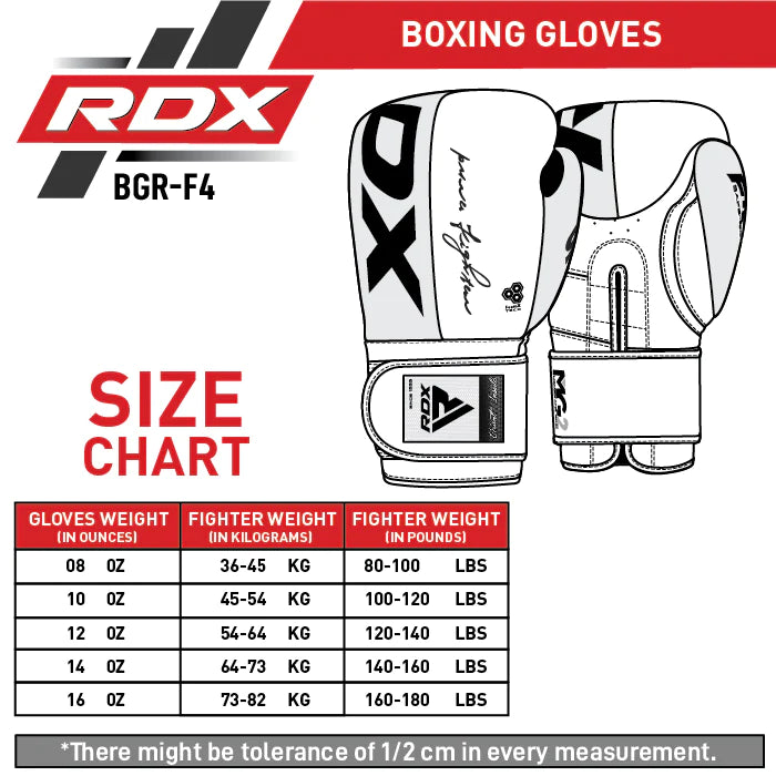 Boxing Gloves - RDX - 'REX F4' - Gold/Black
