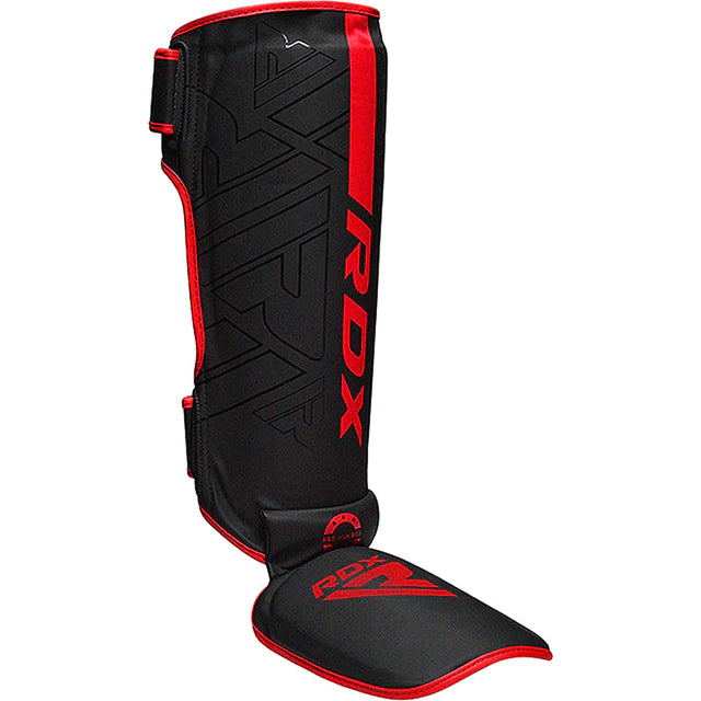 Shin guards - RDX - 'F6 KARA' - Red