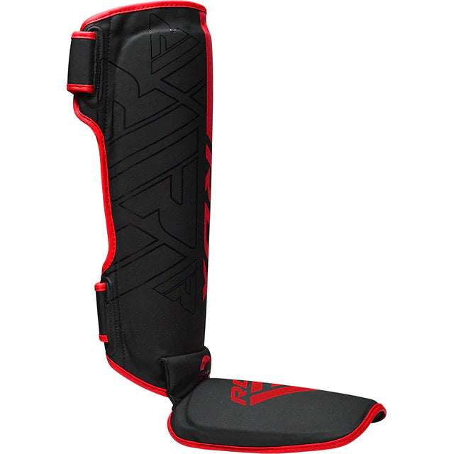 Shin guards - RDX - 'F6 KARA' - Red