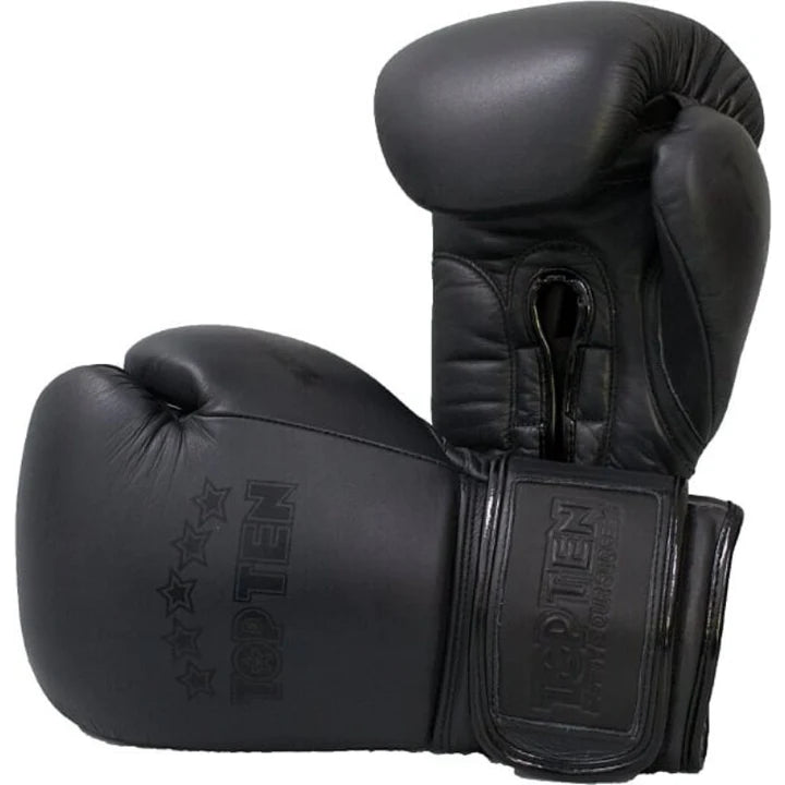 Boxing Gloves - Top Ten - 'Black Edition' - Black