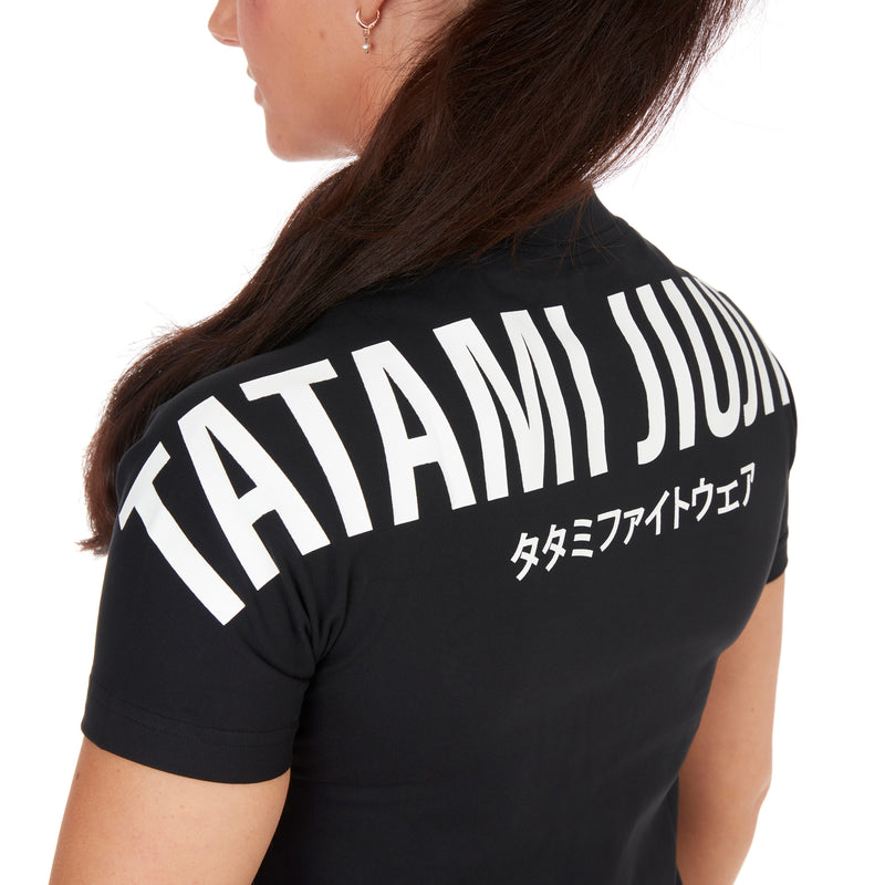 Rash Guard - Ladies - Tatami Fightwear - 'Impact' - Short Sleeve - Black