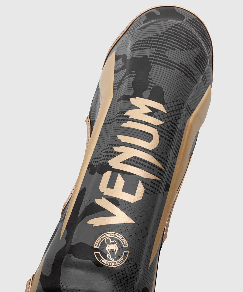 Shin Guard Venum Elite Dark camo/Gold