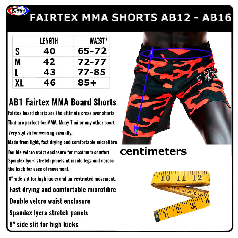 Muay Thai Shorts - Fairtex - 'AB13' - Wild