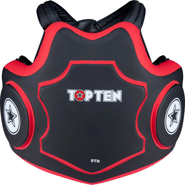 Belly Protector - TOP TEN - 'Heavy Duty' - Black/red