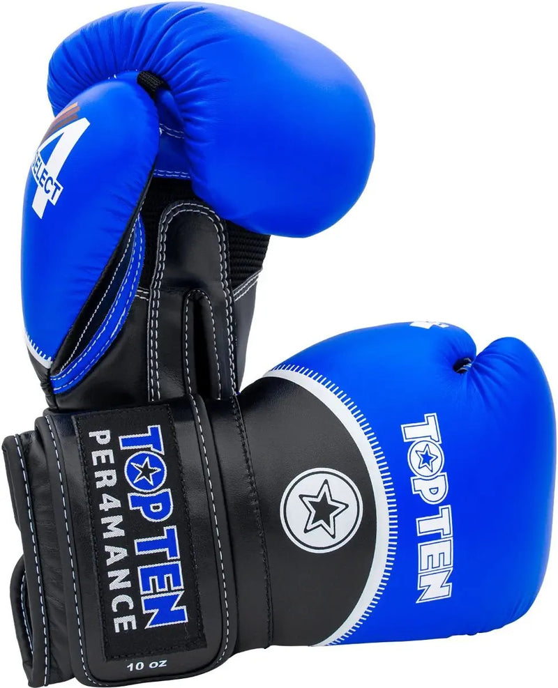 Boxing Gloves - Top Ten - “4select” - Blue/Black