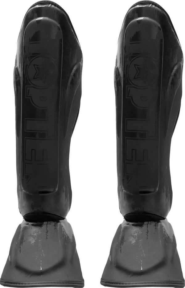 Shin guards - Top Ten - 'Power Ink' - Black