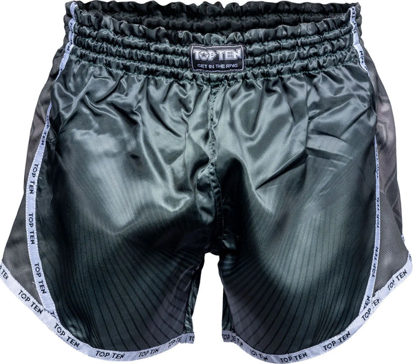 Kickboxing shorts - TOP TEN - 'Vectory' - Green