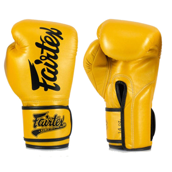 Boxing gloves - Fairtex - 'BGV18' - Yellow