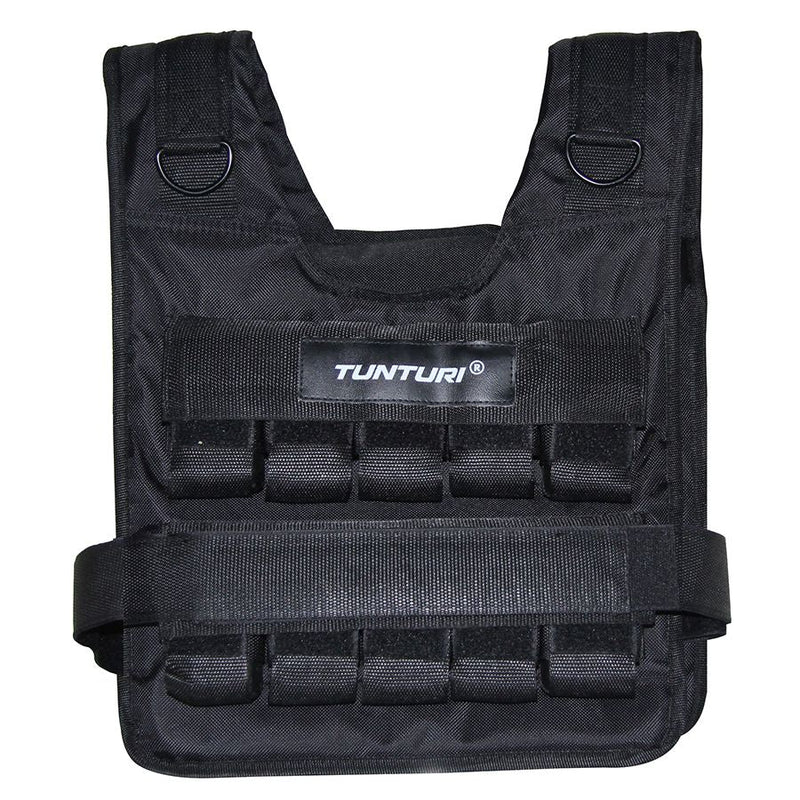Weight vest - Tunturi - 'Pro' - Black - Adjustable - 20 KG - Black