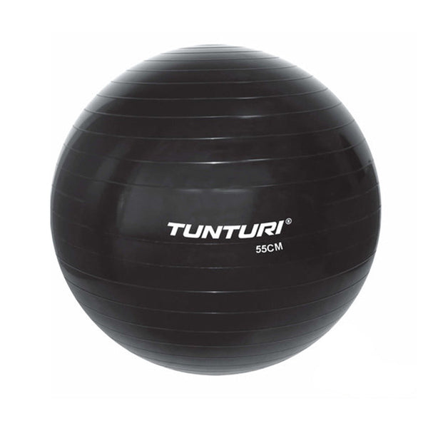 Exercise Ball - Tunturi - 'Gymball' - 55 cm - Black