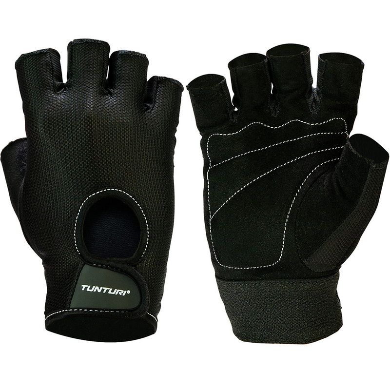 Weightlifting Gloves - Tunturi - 'Fitness Gloves Easy Fit Pro' - Black