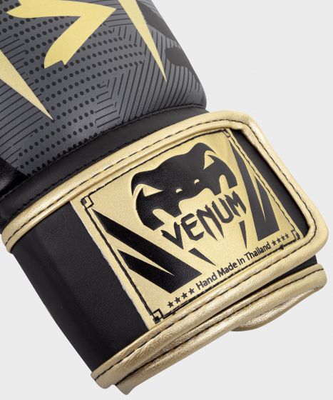 Boxing Gloves - Venum - 'Elite' - Black - Camo - Gold