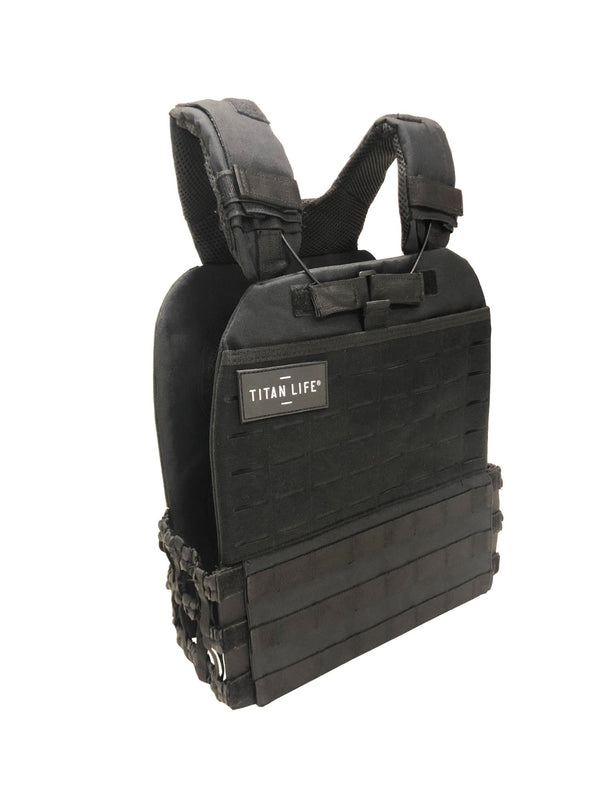Weight vest - Titan Life Weightvest Tactical - Black - 9,5 kg - Black