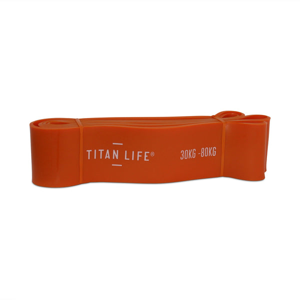 Training Elastic - Titan Life Pro - Power Band 30-80 kg - Orange