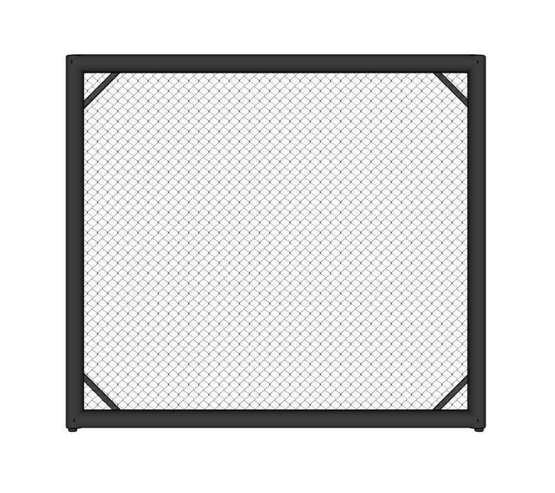 Cage panel with extra padding