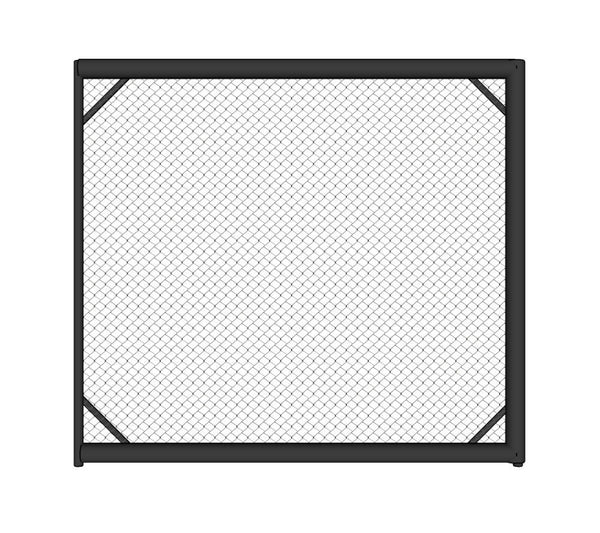 Cage panel with extra padding