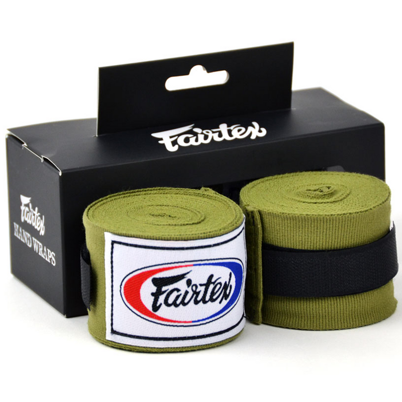 Handwraps - Fairtex - 'HW2' - 2.5m - Green Olive