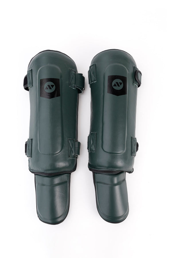 Shinguards - Nippon Sport - 'Greave Revamped' - Army Green