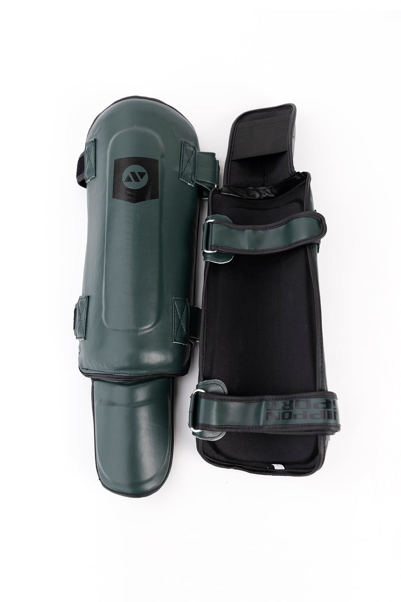 Shinguards - Nippon Sport - 'Greave Revamped' - Army Green