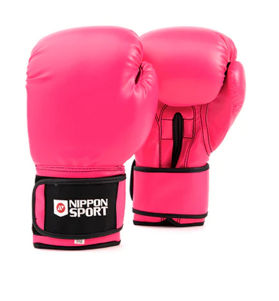 Boxing gloves - Nippon Sport - 'Club' - Pink