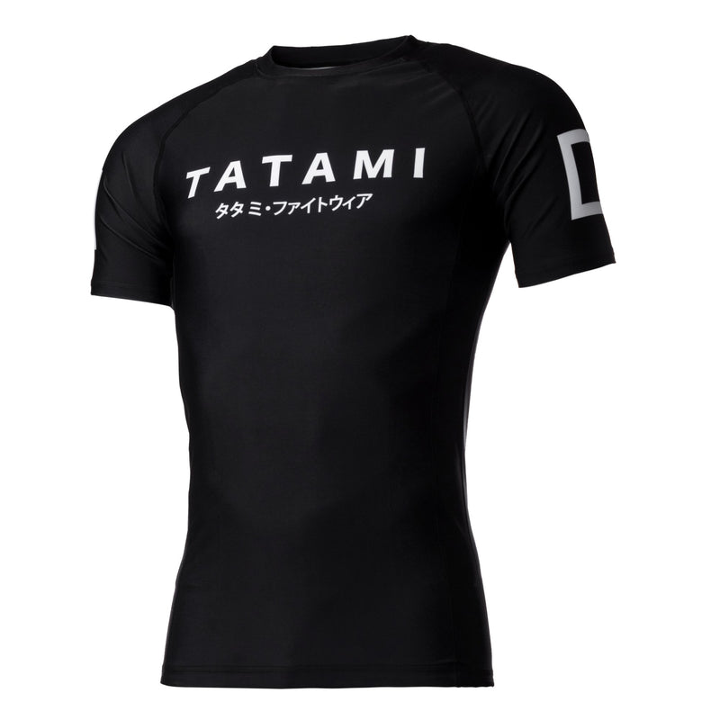 Rashguard - Tatami Fightwear - Katakana - Short Sleeve - Black