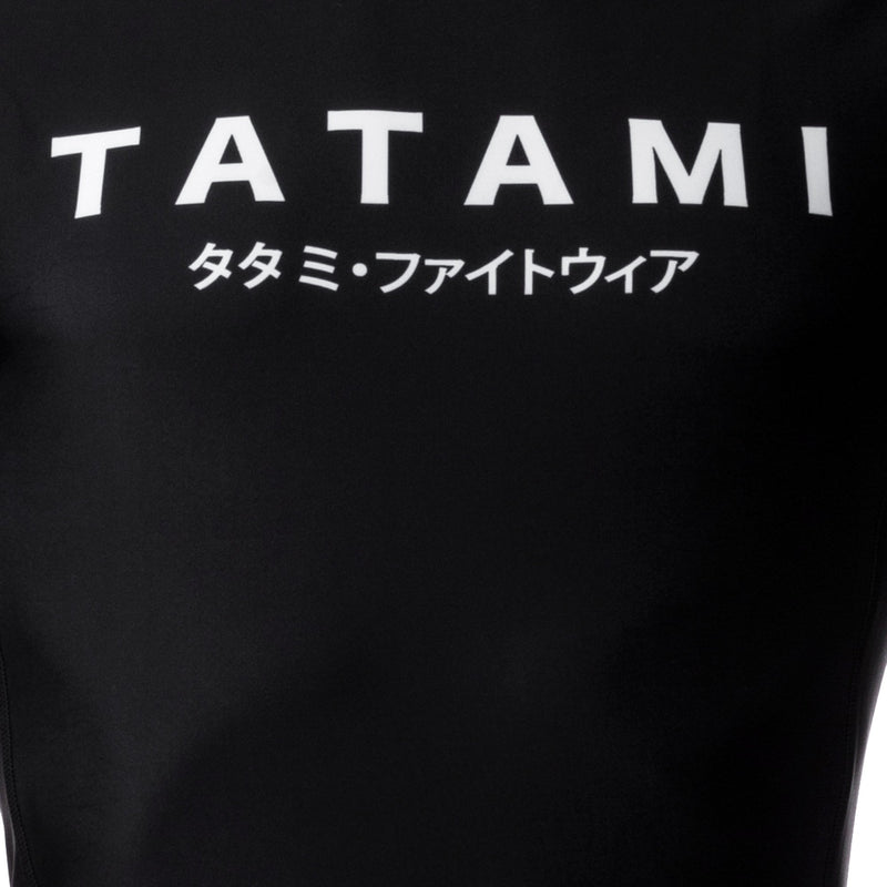 Rashguard - Tatami Fightwear - Katakana - Short Sleeve - Black