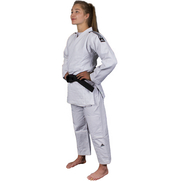 Judo Uniform - Adidas Judo - 'Champion 2.0' - Slim Fit - White