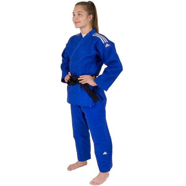 Judo Uniform - Gi - Adidas Judo - 'Champion 2.0' - Slim Fit - Blue