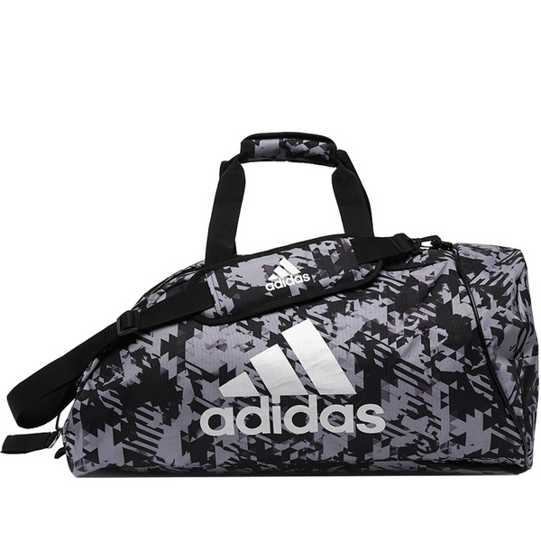 Bag - Adidas - 2 in 1 bag - Black Camo/Silver