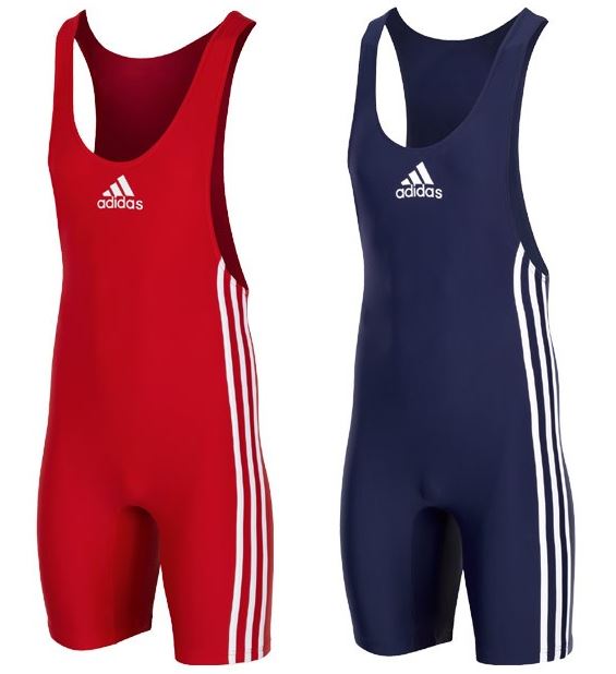 Wrestling suit - Adidas Performance Basic Pack - double pack - red and blue