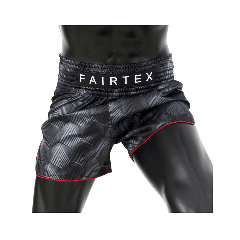Muay Thai Shorts - Fairtex - 'BS1901' - Black-Red