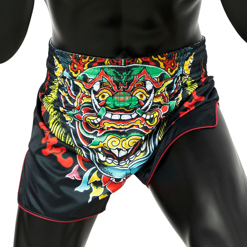 Boxer shorts - Fairtex - 'BS1912' - 'Kabuki' - Black