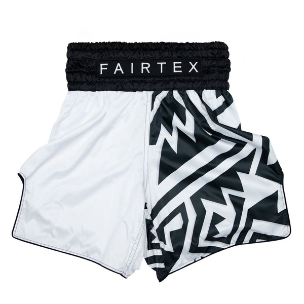 Boxing Shorts - Fairtex - Mono - Black/White