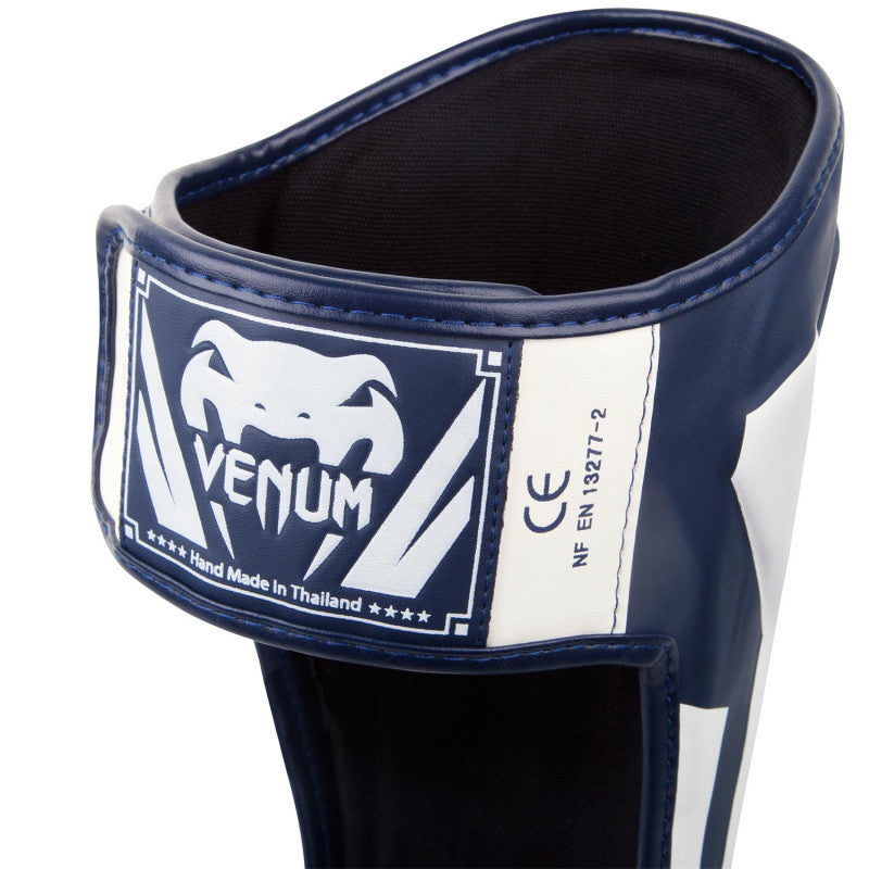 Shinguards - Venum - 'Elite' - Navy-White