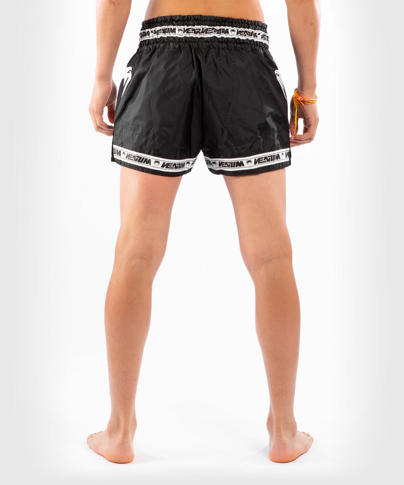 Muay Thai Shorts - Venum - 'Parachute' - Black-White
