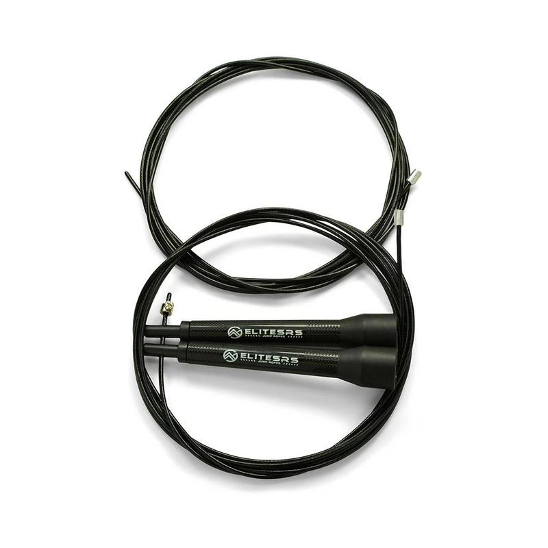 Skipping Rope - EliteSRS - 'Starter Kit – Ultra Light 3.0' - Black-Black