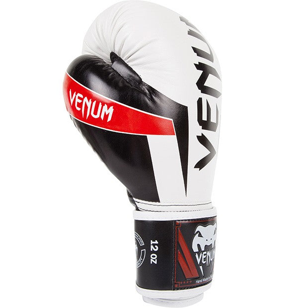 Boxing Gloves - Venum - 'Elite' - Ice/Black/Red