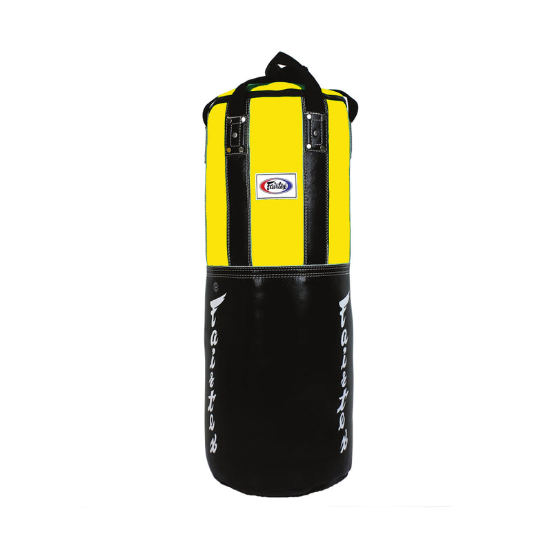 Boxing Bag - Fairtex - 'HB3' - with Filling - Black/Yellow