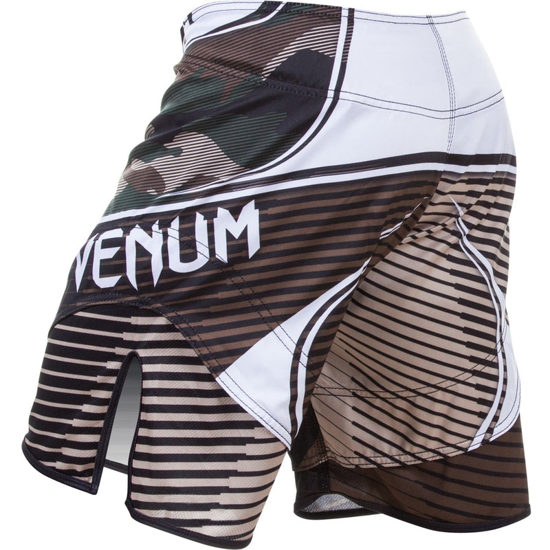 MMA Shorts - Venum - 'Camo Hero Fight' - Brown