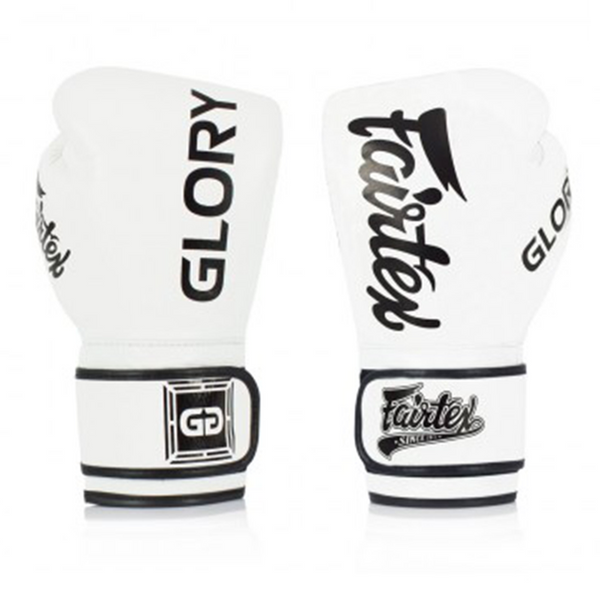 Boxing Gloves - Fairtex - 'BGVG1' - White/Black