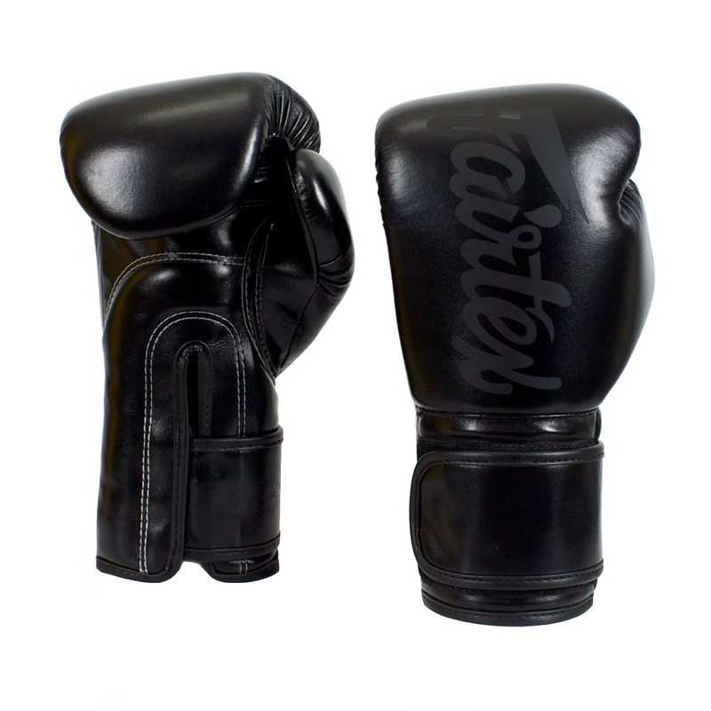 Boxing Gloves - Fairtex - 'BGV14' - Black-Black